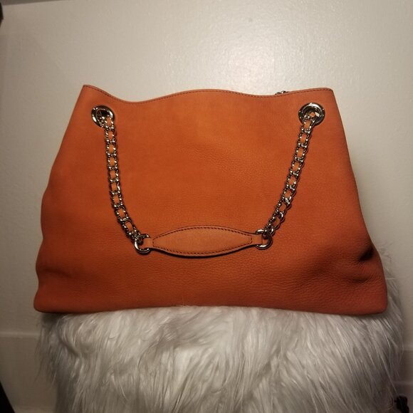 Gucci Soho Large Shoulder Bag in Rust Nubuck Leather - Picture 7 of 16